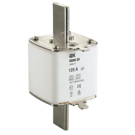 Вставка плавкая предохранителя ППНИ-39, габарит 3, 125А, IEK DPP50-125