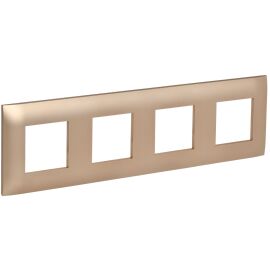 SKANDY Рамка 4-местная SK-F04Sa песочный IEK