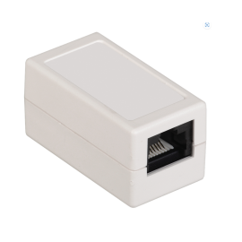 Адаптер проходной, кат.6, UTP, RJ45-RJ45, белый, ITK CS70-1C06U