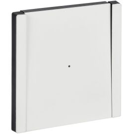 FORTE&PIANO Выключатель 1-клавишный проходной с индикацией 10А FP204M металл белый IEK