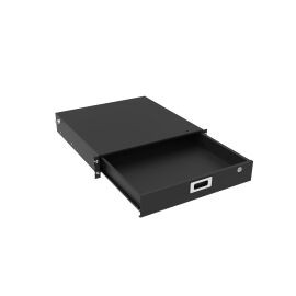 ITK Ящик выдвижной 19" 2U 460мм черный РФ