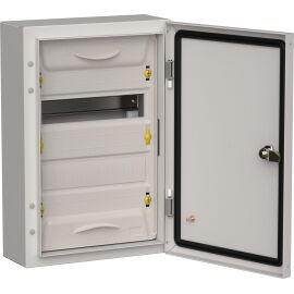 TITAN 5 Корпус металлический ЩРн-24 (1х24) 460х310х140мм IP54 серый (одна дверь) IEK