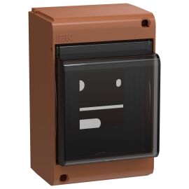 UNION Mini Корпус пластиковый КМПн-4 IP30 дуб IEK