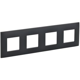 SKANDY Рамка 4-местная SK-F04G графит IEK