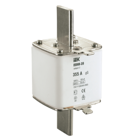 Вставка плавкая предохранителя ППНИ-39, габарит 3, 355А, IEK DPP50-355