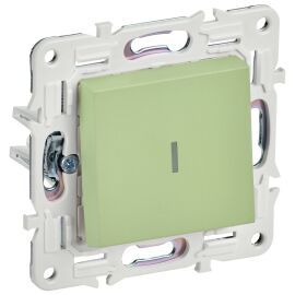 SKANDY Выключатель 1-клавишный с индикацией 10А SK-V07G мятный IEK