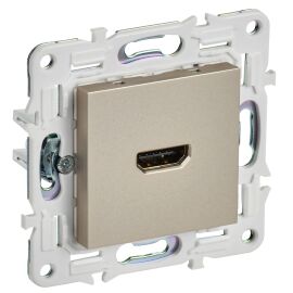 SKANDY Розетка HDMI SK-H01Sh шампань IEK