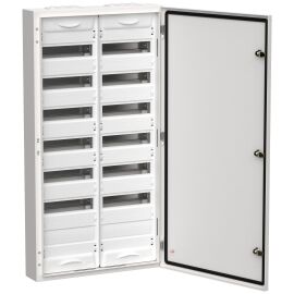 TITAN 5 Корпус металлический ЩРн-168 (2х84) 1085х570х140мм IP54 белый (одна дверь) IEK