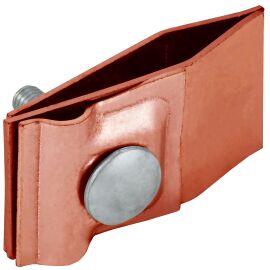 Держатель проводника круглого 6-10мм для фальца прямой h=60мм медь IEK