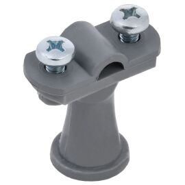 Держатель проводника круглого 6-10мм h=38мм пластик серый IEK