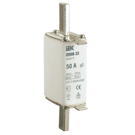 Вставка плавкая предохранителя ППНИ-33, габарит 0, 50А, IEK DPP20-050