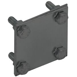 Зажим крестообразный полоса-полоса 40мм оцинкованная сталь TD IEK