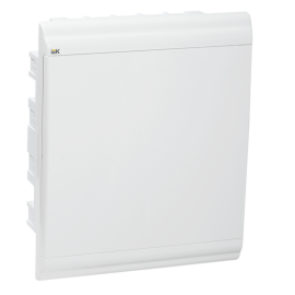 Корпус пластиковый ЩРВ-П-24 модуля встраиваемый, белая дверь, IP41, IEK MKP82-V-24-WD-41-10