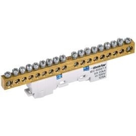 TEKFOR Шина N "ноль" неизолированная на универсальном держателе 8х12-18-С IEK