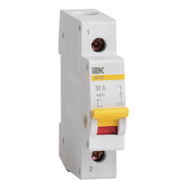 Выключатель нагрузки (мини-рубильник) ВН-32 1Р 32А, IEK MNV10-1-032