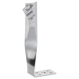 Держатель проводника круглого 6-10мм винтовой угловой скрученный h=140мм оцинкованная сталь IEK