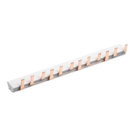 Шина соединительная типа PIN (12 штырей), 3Р, 63А, 22см, IEK YNS21-3-063-22-12