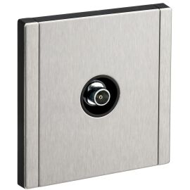 FORTE&PIANO Розетка TV оконечная FP728M металл никель IEK