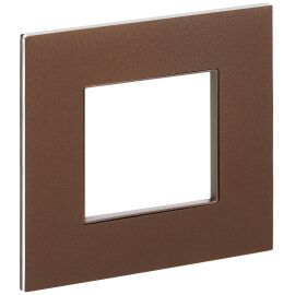 SKANDY Рамка 1-местная SK-F31Br металл шоколад IEK