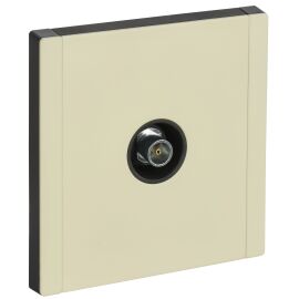 FORTE&PIANO Розетка TV оконечная FP828M металл серый сланец IEK