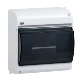 Корпус пластиковый КМПн 2/6, IP30, белый, IEK MKP42-N-06-30-09