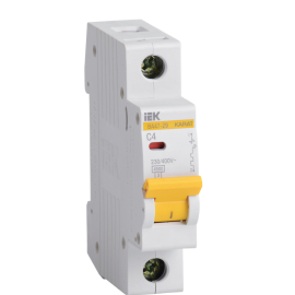 Выключатель автоматический ВА47-29 1P 4А 4,5кА х-ка С, IEK MVA20-1-004-C