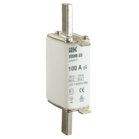 Вставка плавкая предохранителя ППНИ-33, габарит 0, 100А, IEK DPP20-100