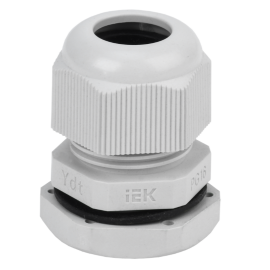 Сальник PG 16 диаметр проводника 9-13мм, IP54, IEK YSA20-14-16-54-K41