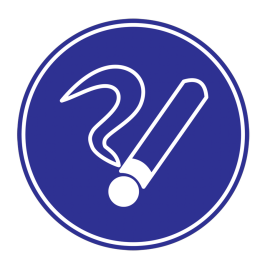 Этикетка самоклеящаяся: Ф180мм "Курить здесь", IEK YPC40-KURIT-1-010