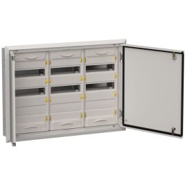 TITAN 5 Корпус металлический ЩРв-108 (3х36) 630х885х130мм IP31 серый (две двери) IEK