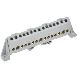 TEKFOR Шина L "фаза" в комбинированном DIN-изоляторе "Стойка" 8х12-15-Ср IEK