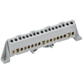 TEKFOR Шина L "фаза" в комбинированном DIN-изоляторе "Стойка" 8х12-17-Ср IEK