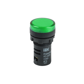 Лампа AD22DS (LED) матрица d22мм зеленый 230В, IEK BLS10-ADDS-230-K06