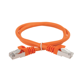 Патч-корд 4 пары, 2хRJ45, 15м, Кат.6, FTP, оранжевый, PVC, ITK PC07-C6FL-15M