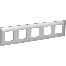 SKANDY Рамка 5-местная SK-F05S серебряный IEK