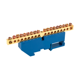 Шина N "ноль" на DIN-изол. ШНИ-6х9-18-Д-С, IEK YNN10-69-18D-K07