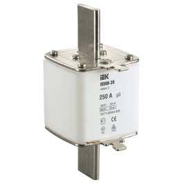 Вставка плавкая предохранителя ППНИ-39, габарит 3, 250А, IEK DPP50-250