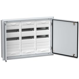 TITAN 5 Корпус металлический ЩРв-108 (3х36) 630х885х130мм IP31 белый (две двери) IEK