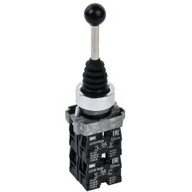 Джойстик LA167-PA24 на 4 положения 4NO без фиксации черный IEK