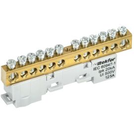 TEKFOR Шина L "фаза" неизолированная на универсальном держателе 8х12-12-Ср IEK