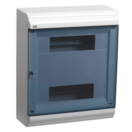 Корпус пластиковый ЩРН-П-24 модуля навесной, белый, IP41, IEK MKP82-N-24-41-10