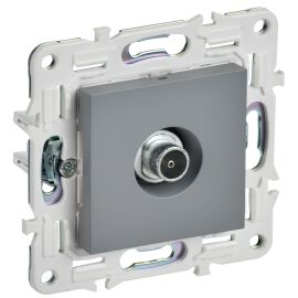 SKANDY Розетка TV оконечная SK-A12Gr серый IEK