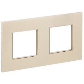 SKANDY Рамка 2-местная SK-F32Sh металл шампань IEK