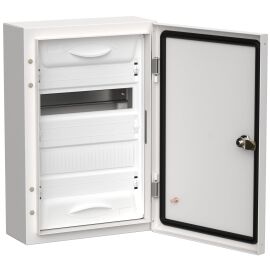 TITAN 5 Корпус металлический ЩРн-24 (1х24) 460х310х140мм IP54 белый (одна дверь) IEK