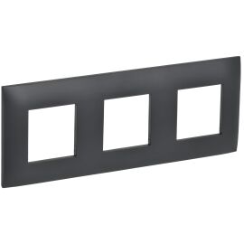 SKANDY Рамка 3-местная SK-F03T титан IEK