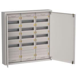 TITAN 5 Корпус металлический ЩРн-180 (3х60) 835х830х140мм IP31 серый (две двери) IEK