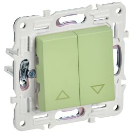 SKANDY Выключатель жалюзи 10А SK-V12G мятный IEK