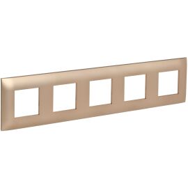 SKANDY Рамка 5-местная SK-F05Sa песочный IEK