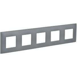 SKANDY Рамка 5-местная SK-F05Gr серый IEK