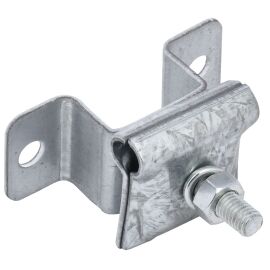 Держатель-зажим соединительный круглого проводника 6-12мм опорный L=30-40мм оцинкованная сталь IEK